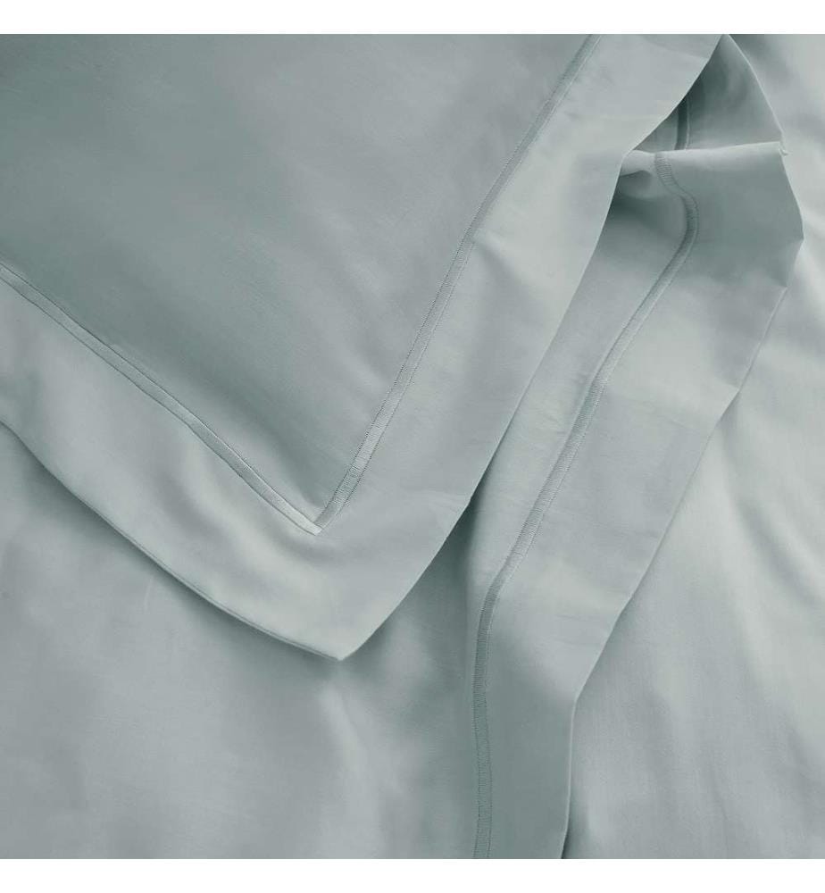 Drap Plat 240 x 300 Prestige Satin de Coton - Celadon