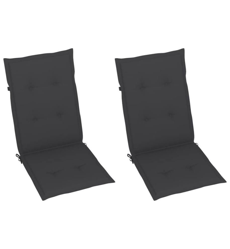 Chaise à bascule avec coussin Bambou