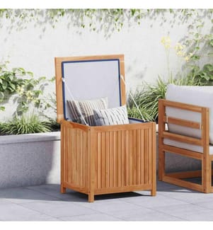 Boîte de rangement de jardin 60x50x58 cm Bois de teck solide