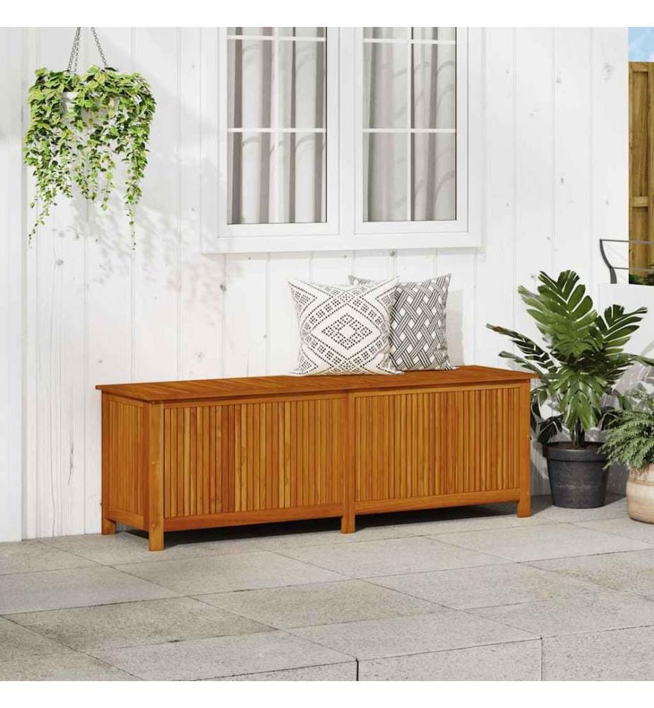 Garten-Aufbewahrungsbox 175x50x58 cm Massivholz Akazie
