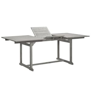 Table à dîner de jardin (150-200)x100x75cm Bois d'acacia massif