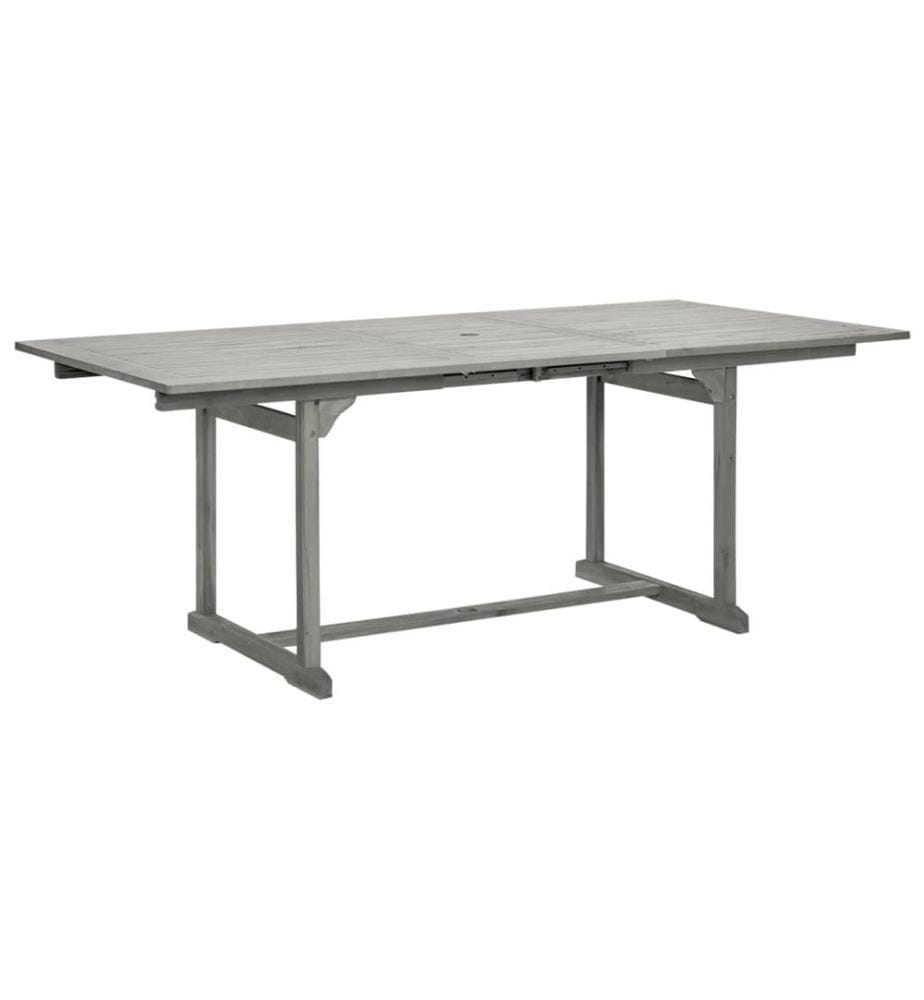 Garten-Esstisch (150-200)x100x75 cm Massivholz Akazie