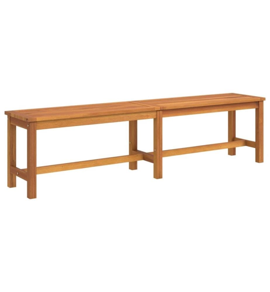 Banc de jardin 180x35x45 cm bois massif d'acacia