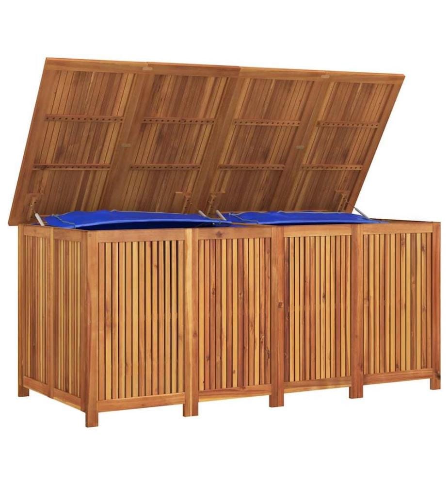 Gartenbox 200x80x75 cm Massivholz Akazie