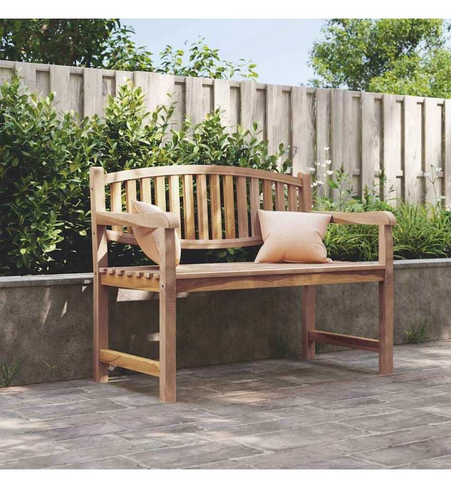Gartenbank 114x59x87 cm Massivholz Teak