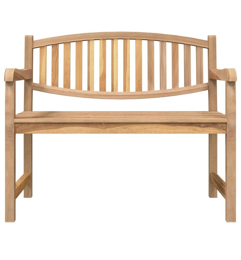 Gartenbank 114x59x87 cm Massivholz Teak