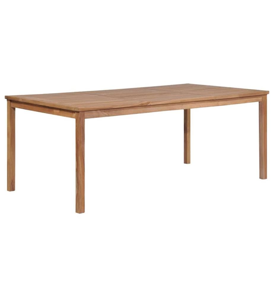 Table de jardin 200x100x77 cm Bois de teck solide