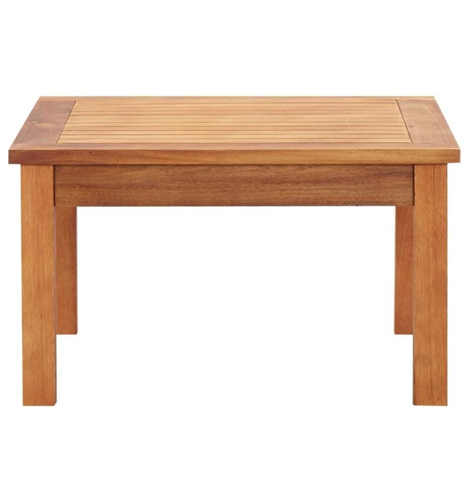 Table basse de jardin 60x60x36 cm Bois solide d'acacia