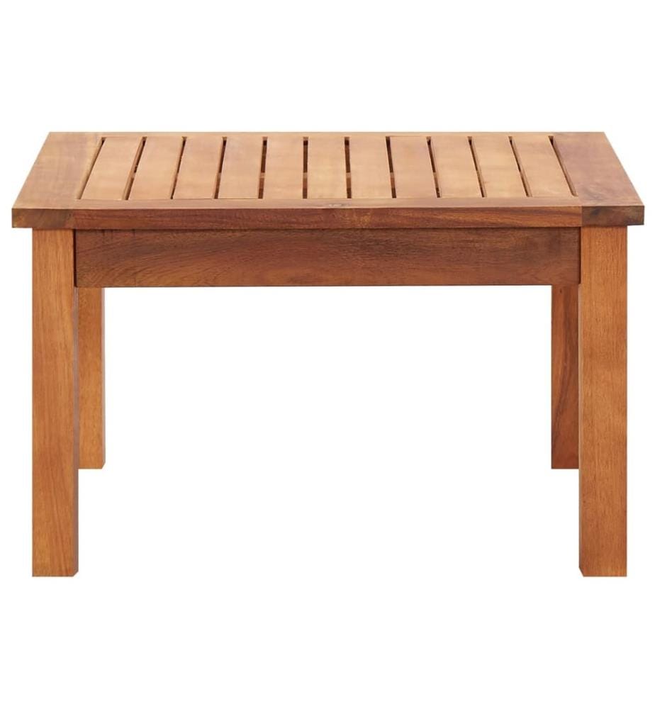 Table basse de jardin 60x60x36 cm Bois solide d'acacia