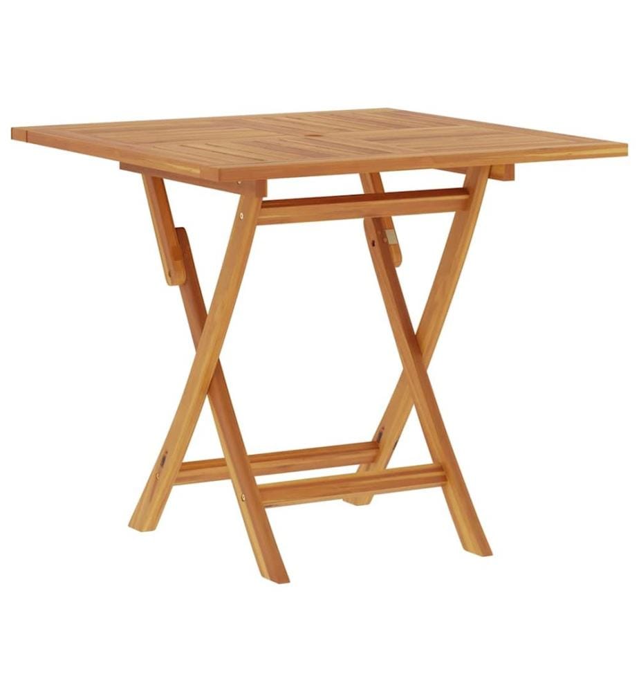 Gartentisch Klappbar 85x85x76 cm Teak Massivholz