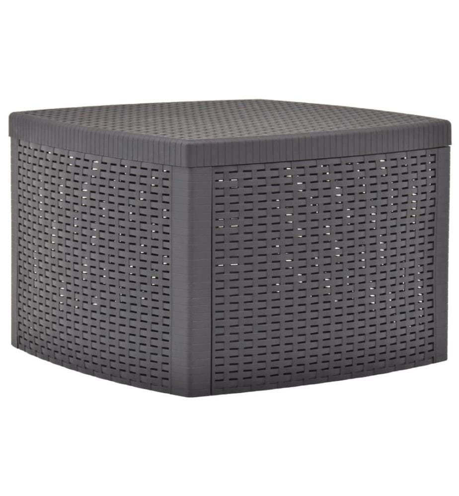 Beistelltisch Mokka 54×54×36,5 cm Kunststoff