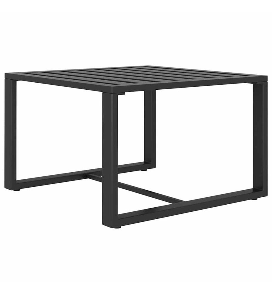 6-tlg. Garten-Lounge-Set mit Kissen Aluminium Anthrazit