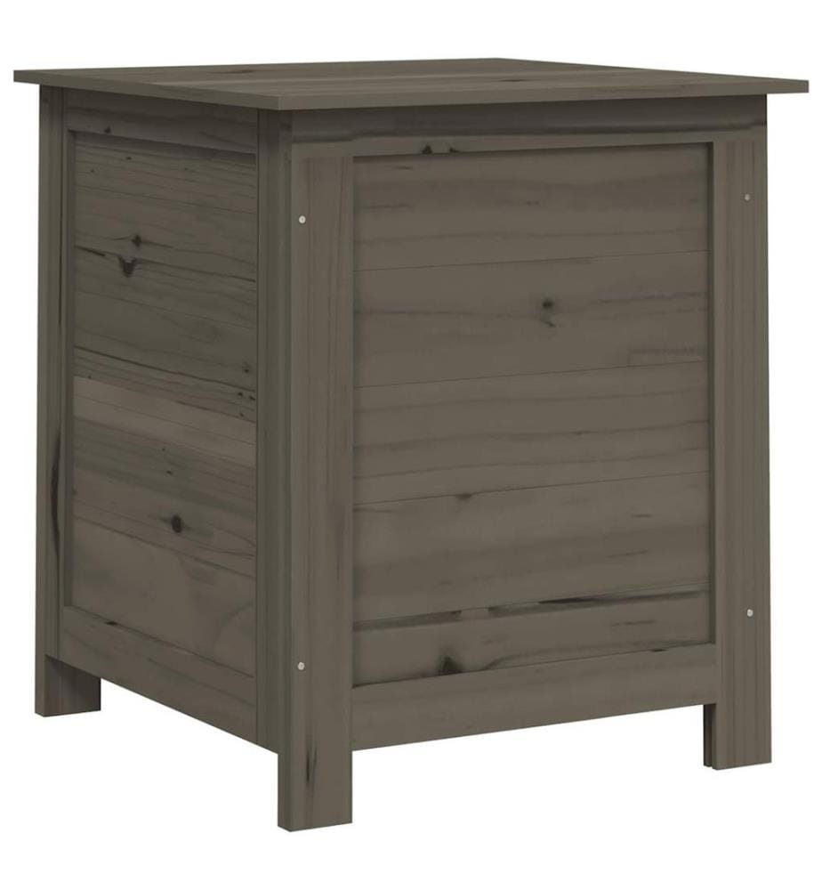 Boîte à coussins d'extérieur Anthracite 50x50x56cm Sapin massif
