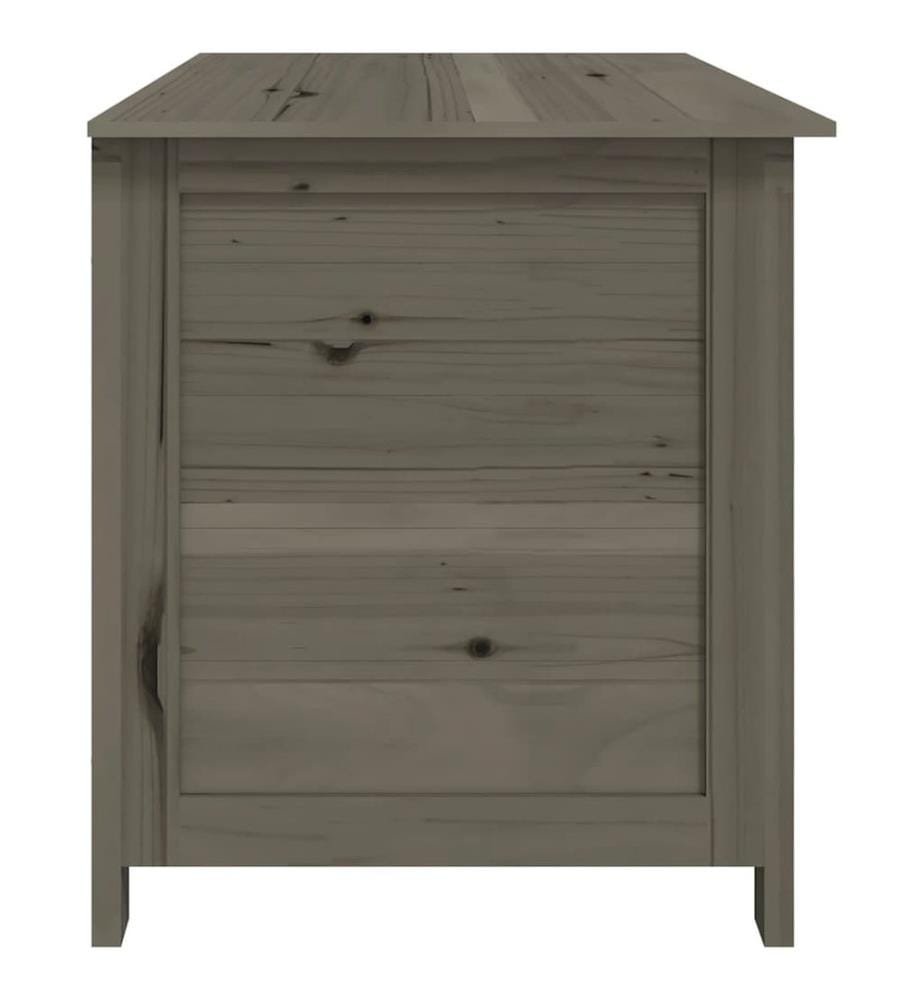 Boîte à coussins d'extérieur Marron 100x50x56 cm Sapin massif