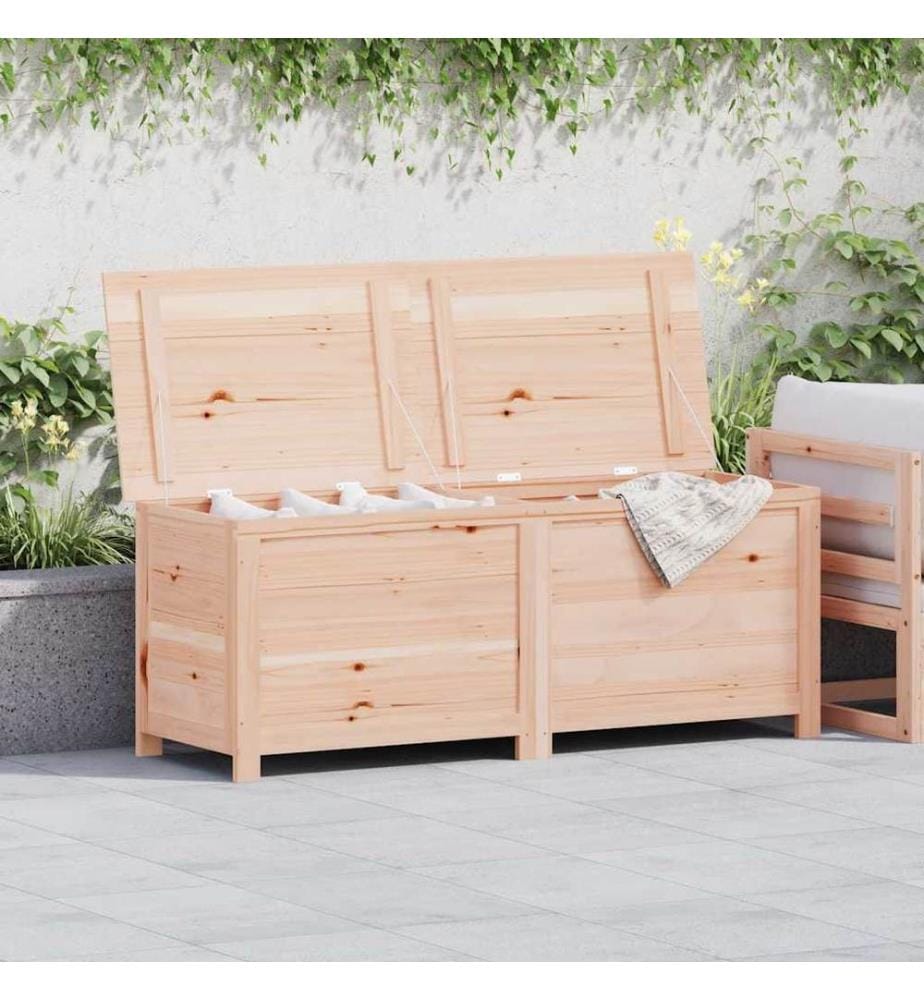 Boîte à coussins d'extérieur 150x50x56 cm Bois de sapin massif