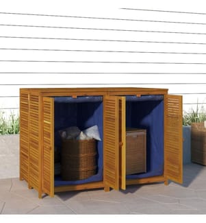 Gartenbox 140x87x104 cm Massivholz Akazie