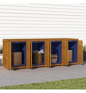 Gartenbox 280x87x104 cm Massivholz Akazie