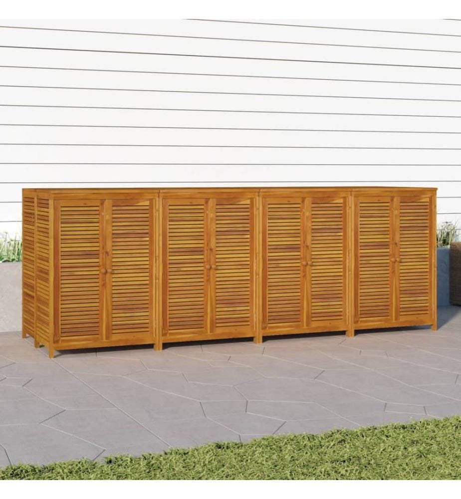 Gartenbox 280x87x104 cm Massivholz Akazie