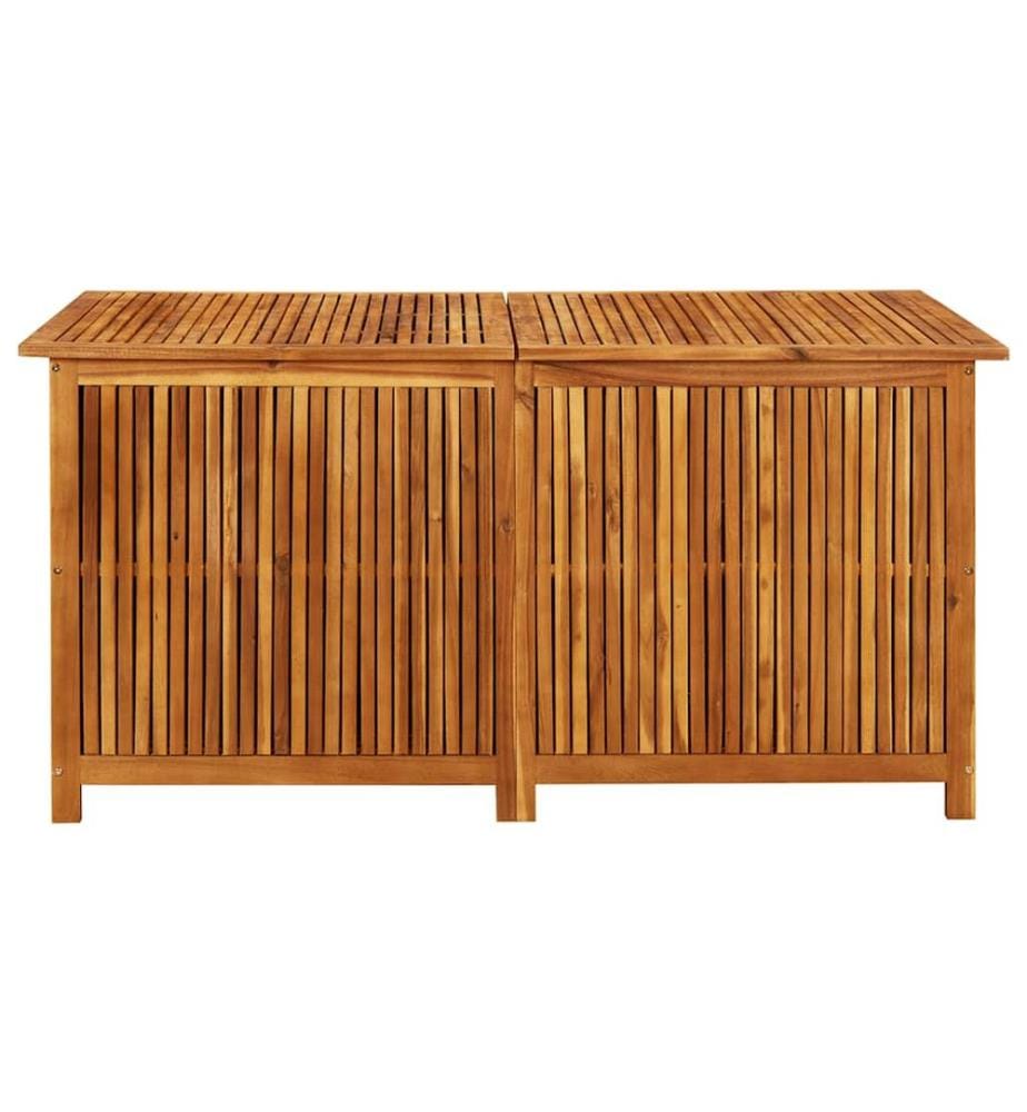Garten-Aufbewahrungsbox 150x80x75 cm Massivholz Akazie