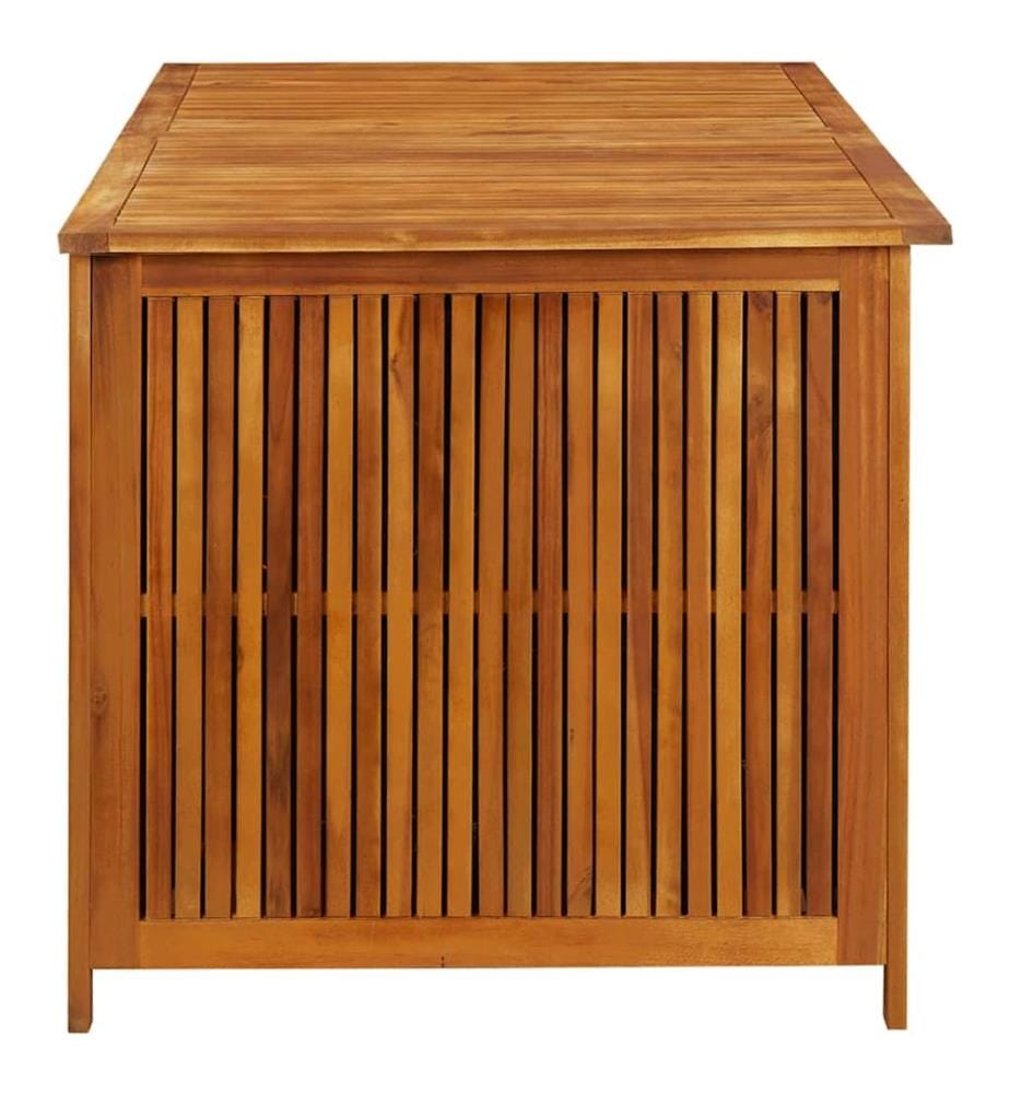 Garten-Aufbewahrungsbox 150x80x75 cm Massivholz Akazie
