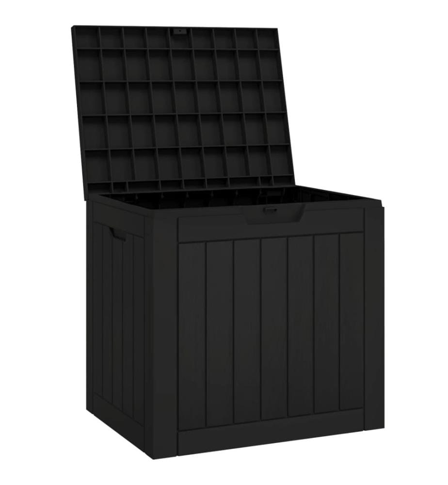 Gartenbox Schwarz 55,5x43x53 cm Polypropylen