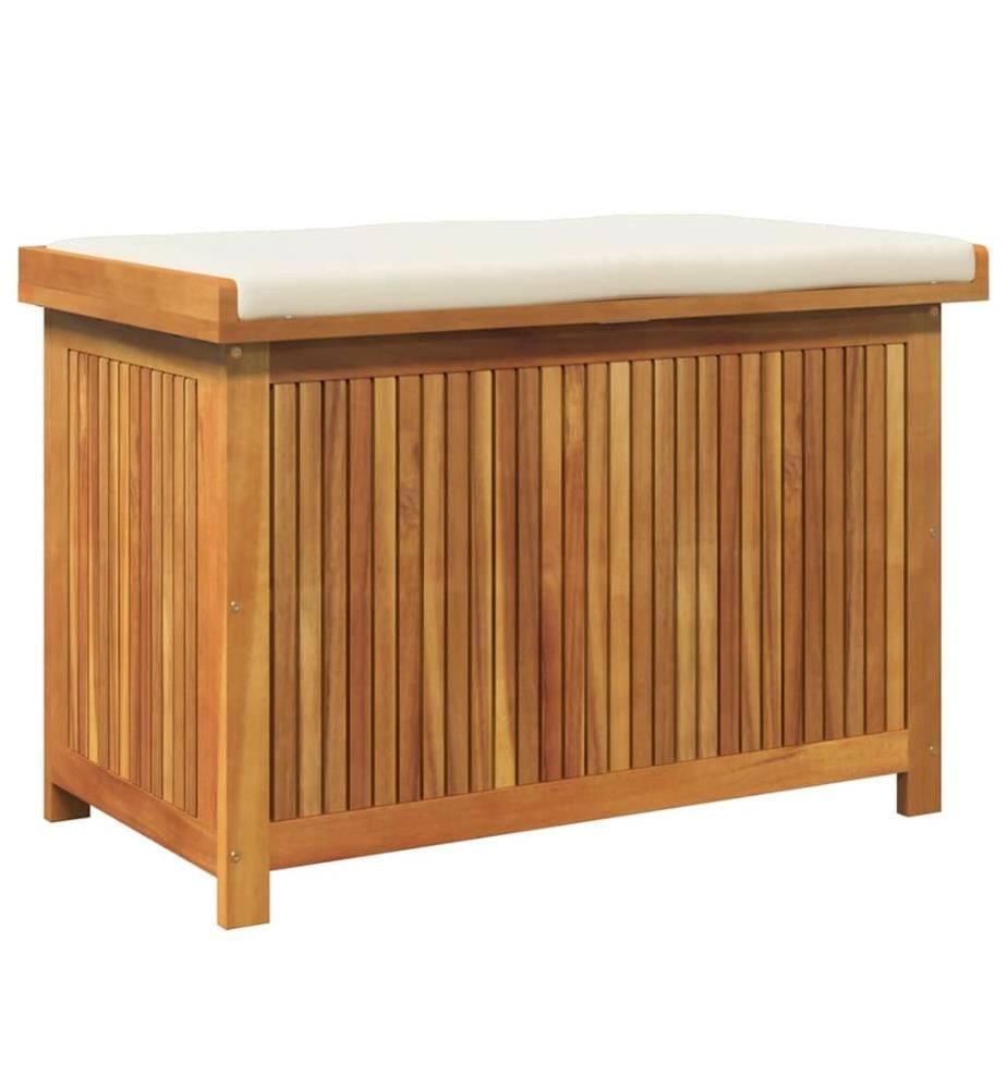 Scatola per Cuscini da Esterno 90x50x60,5 cm Legno Massiccio di Acacia