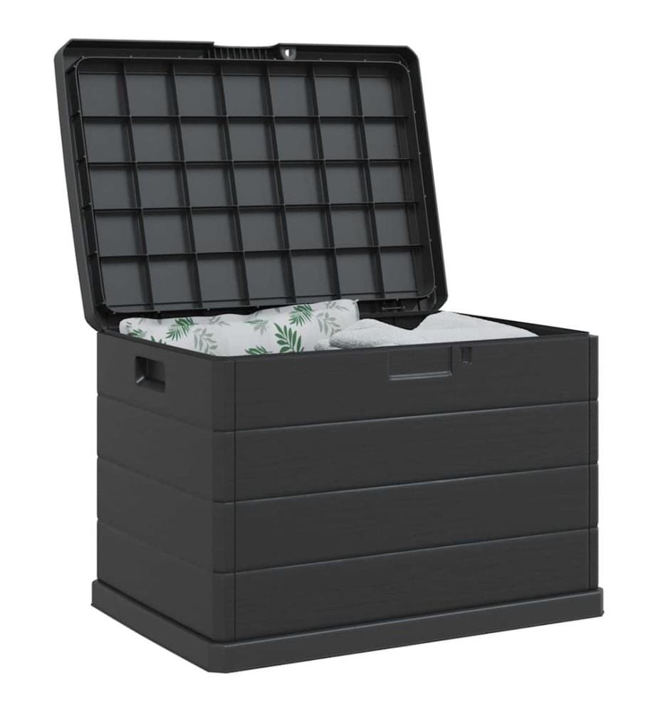 Boîte de Rangement de Jardin Anthracite 77,5 x 54,5 x 53 cm