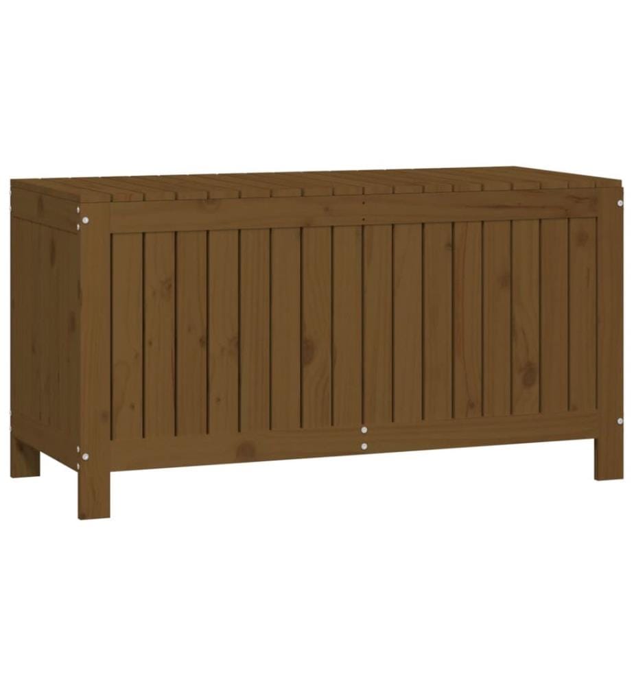 Boîte de rangement de jardin Marron miel 115x49x60 cm Bois pin