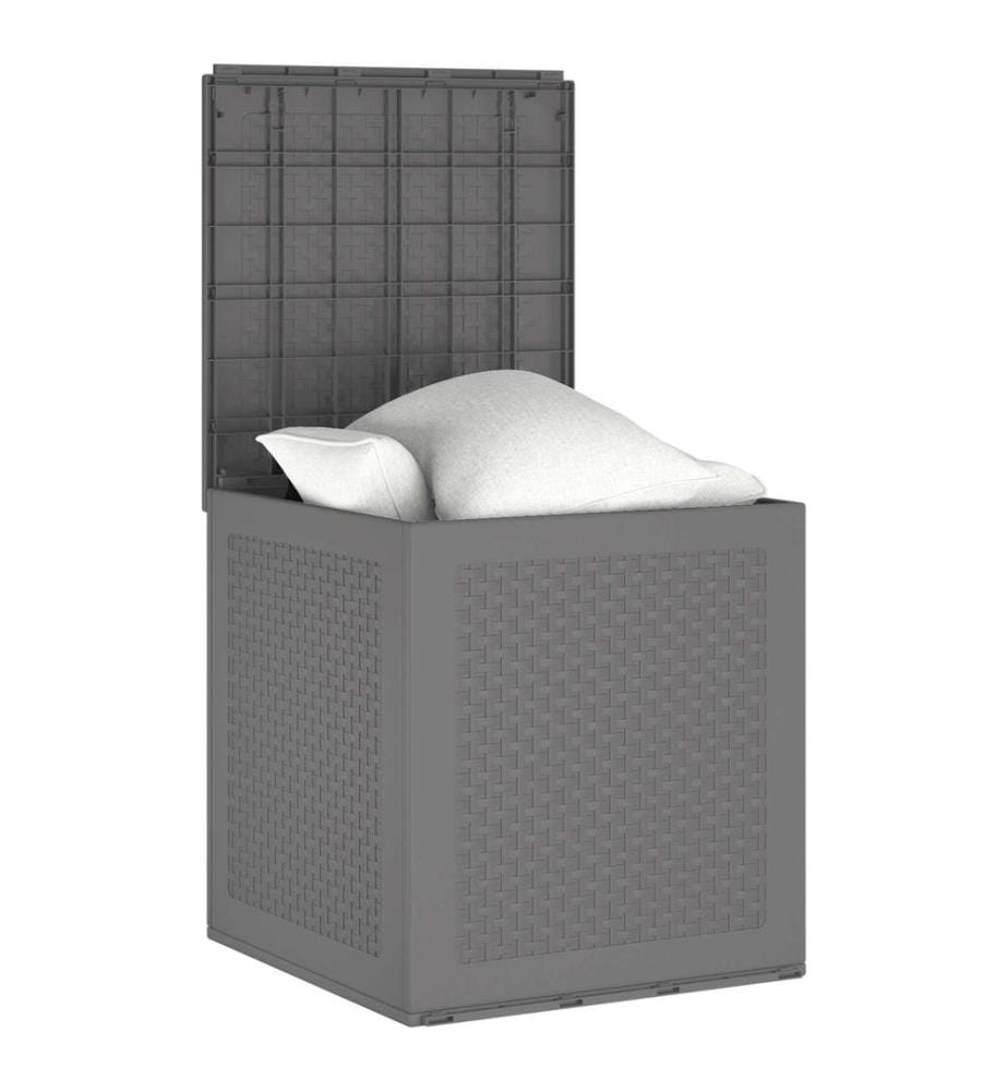 Boîte de rangement Gris clair 55 x 53 x 57 cm Polypropylène