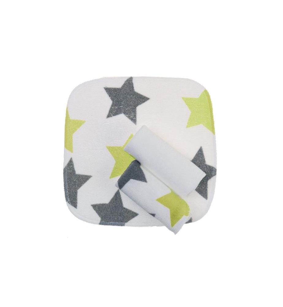 ZEWI bébé-jou Lavettes pour bébé Star 3 pièces
