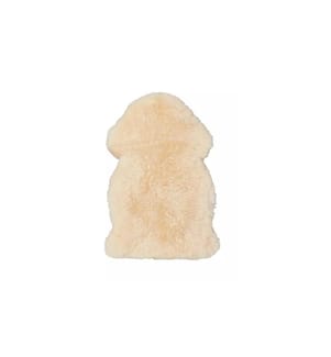 Peau de mouton bébé-jou bébé-jou non tondue, tannage végétal