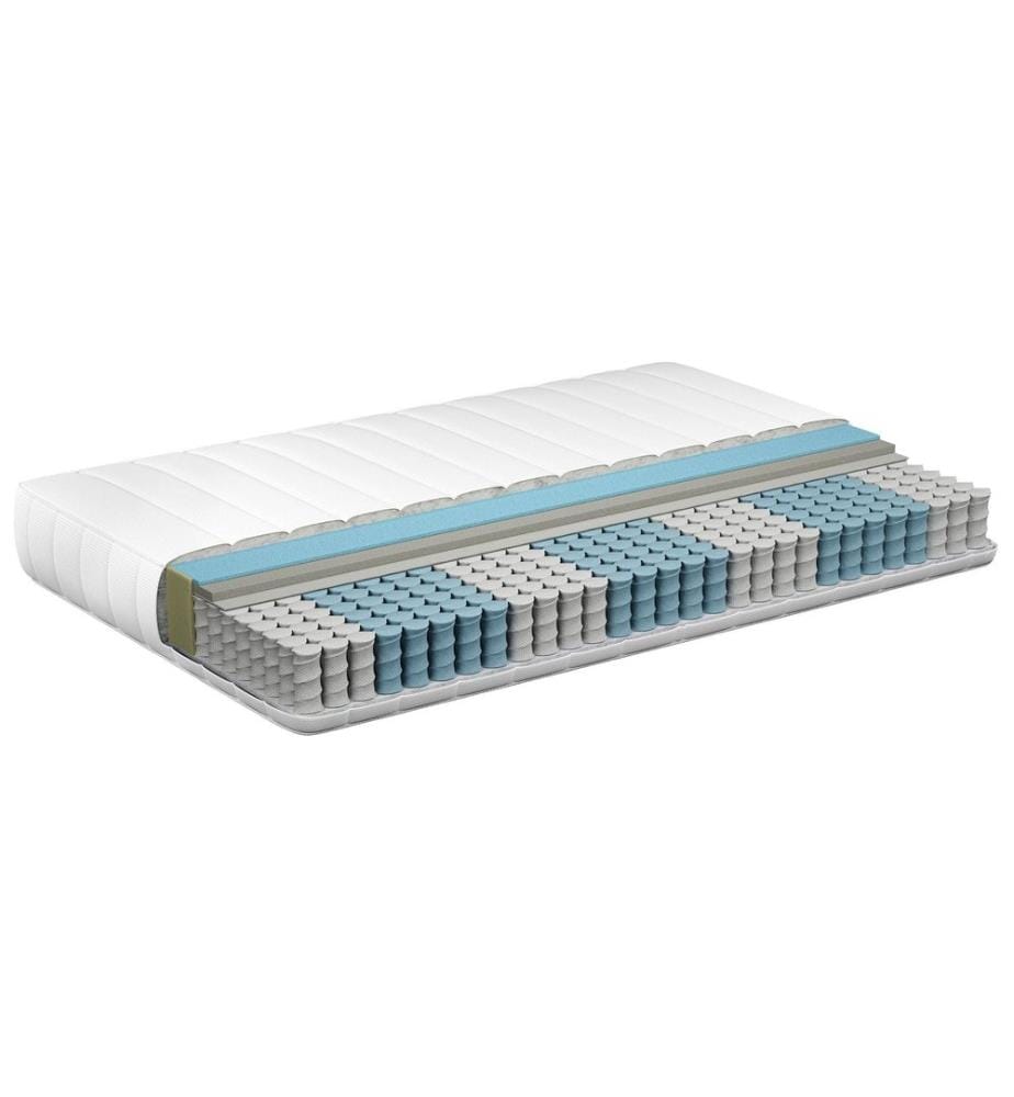Memoryschaum-Taschenfederkernmatratze BREEZ H2/3 Mittel 120 x 200 cm