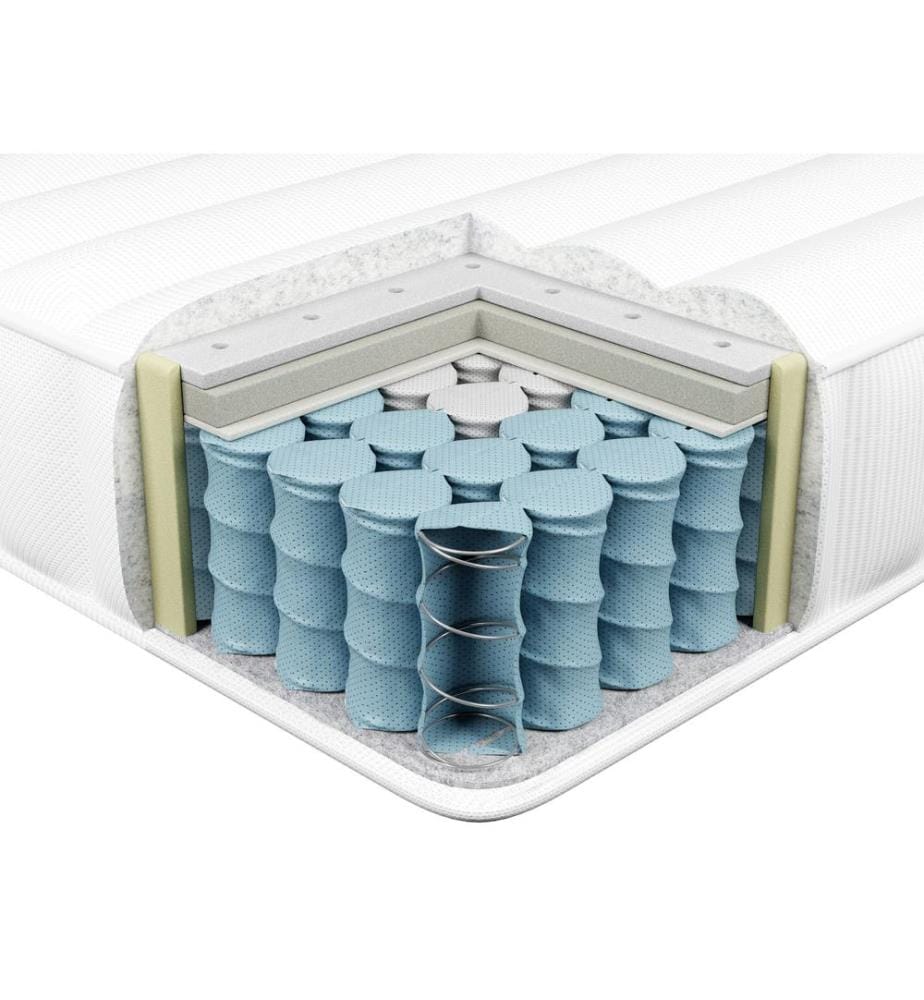 Matelas à ressorts ensachés en latex SPRINGY H3/4 Ferme 90 x 200 cm