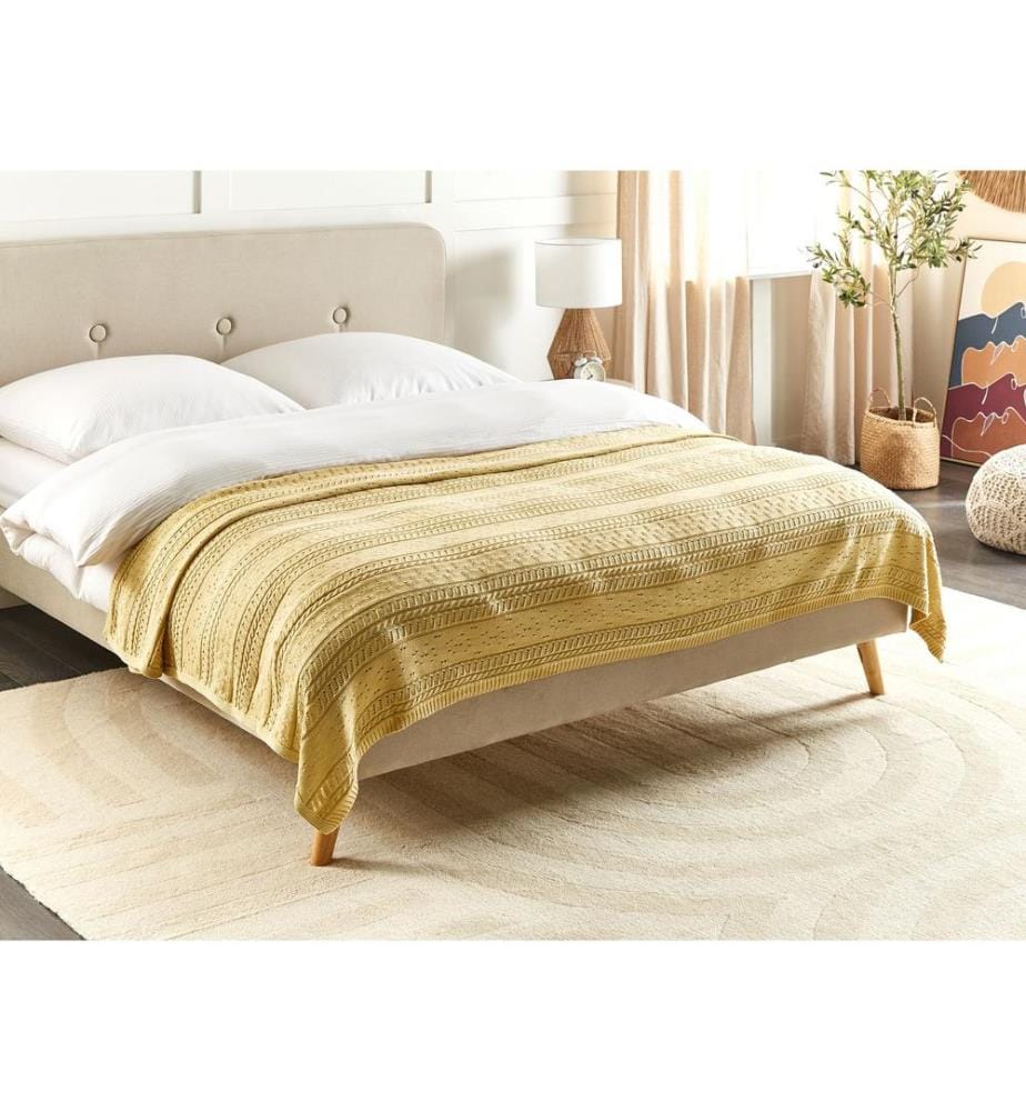 Piumone DAULET Cotone 150 x 200 cm Giallo