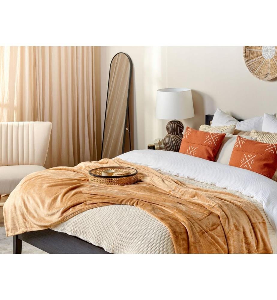Coperta BAYBURT 150 x 200 cm Beige sabbia