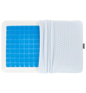 Cuscino da letto EMIN Alto Schiuma memory 40 x 60 cm Bianco