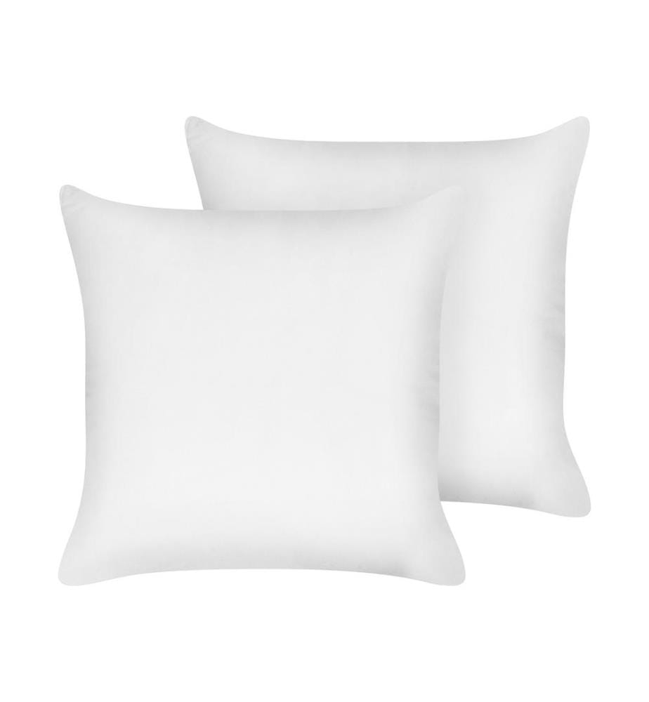 Set di 2 cuscini da letto TRIGLAV Basso Poliestere 80 x 80 cm Bianco
