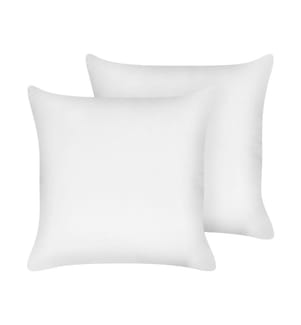 Set di 2 cuscini da letto TRIGLAV Basso Poliestere 80 x 80 cm Bianco