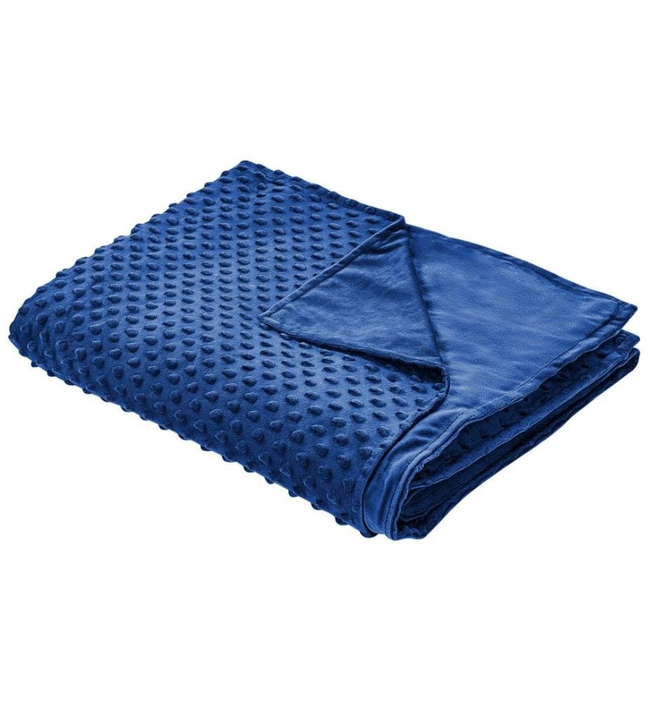Housse de couverture lestée 1000 CALLISTO 135 x 200 cm Bleu marine