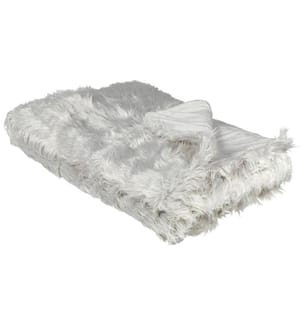Couvre-lits DELICE Tissu 150 x 200 cm Gris clair