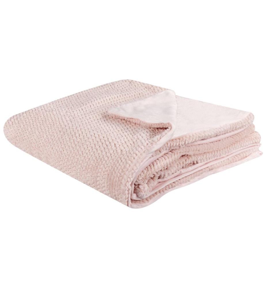Couverture BJAS 200 x 220 cm Rose pastel