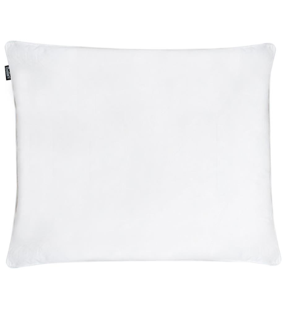 Set di 2 cuscini da letto FELDBERG Alto Piuma e piumino d'anatra 50 x 60 cm Bianco