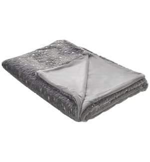 Coperta ALAZEYA 130 x 180 cm Grigio