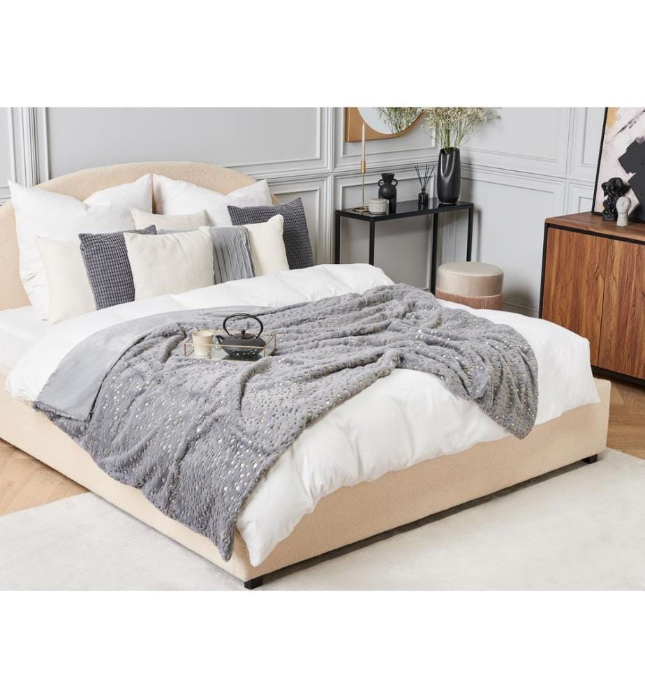 Couverture ALAZEYA 130 x 180 cm Gris