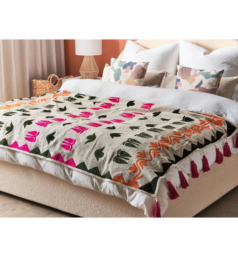 Coperta ANAND Cotone 130 x 180 cm Multicolore