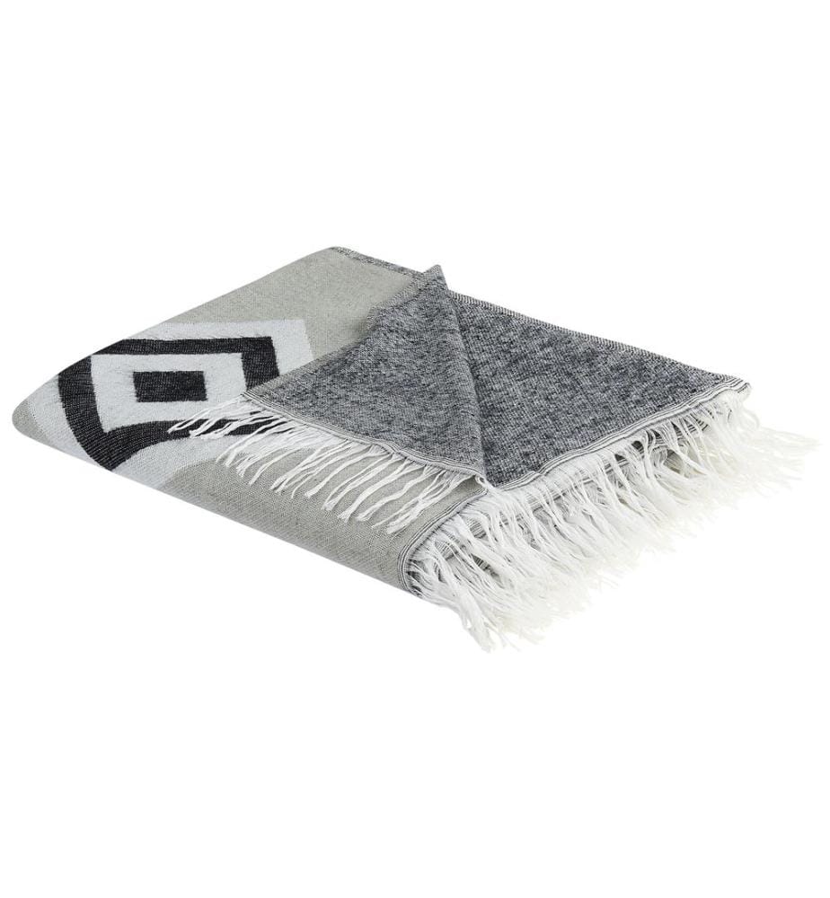 Couverture KATTIKE Tissu 130 x 170 cm Gris