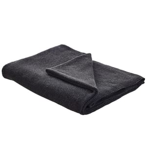Coperta ASAKA Cotone 130 x 180 cm Grigio scuro