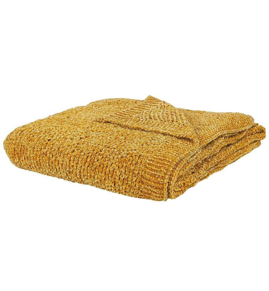 Coperta ELOVA 150 x 200 cm Senape