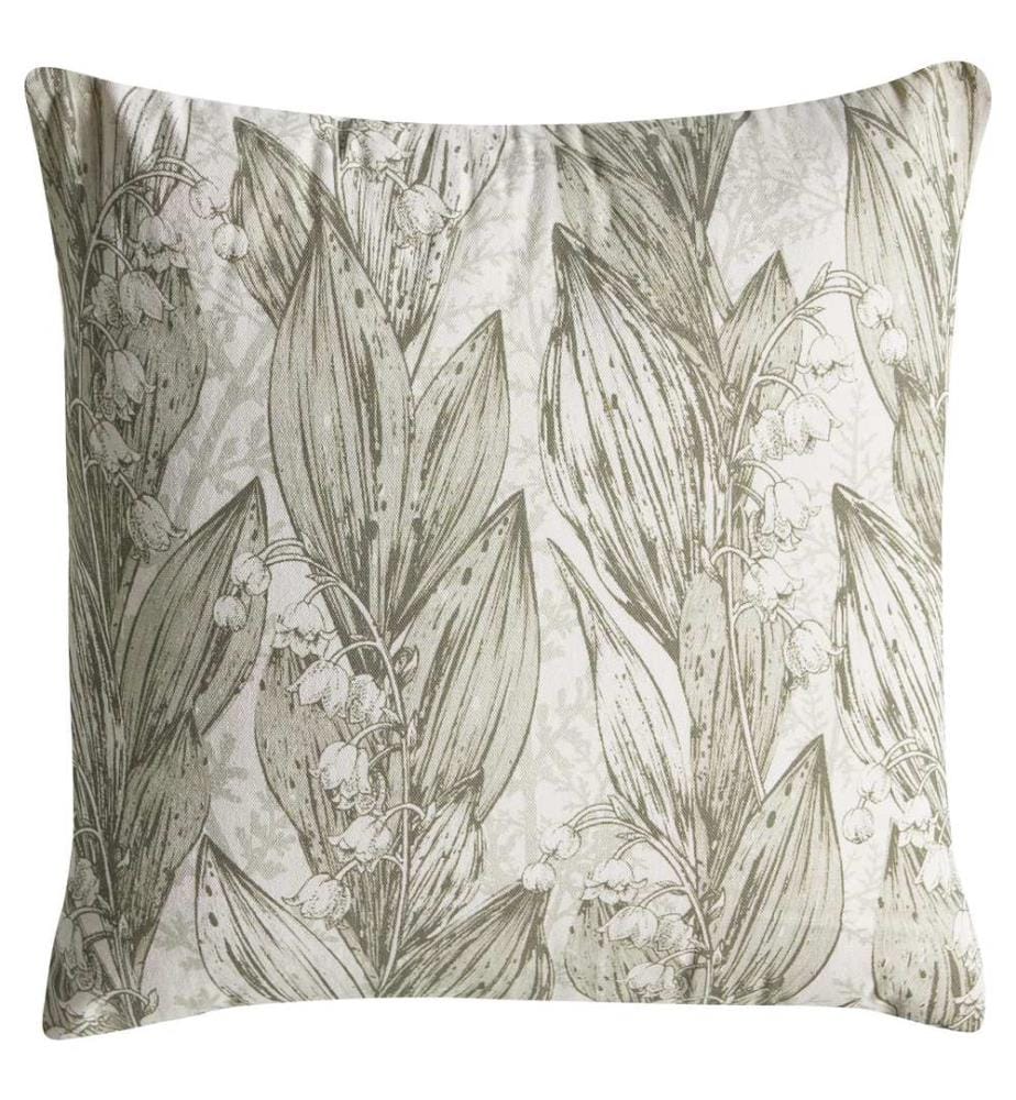 Dekokissen 3er Set XYLOPIA Baumwolle 30 x 50 cm 45 x 45 cm Grün Blumenmuster