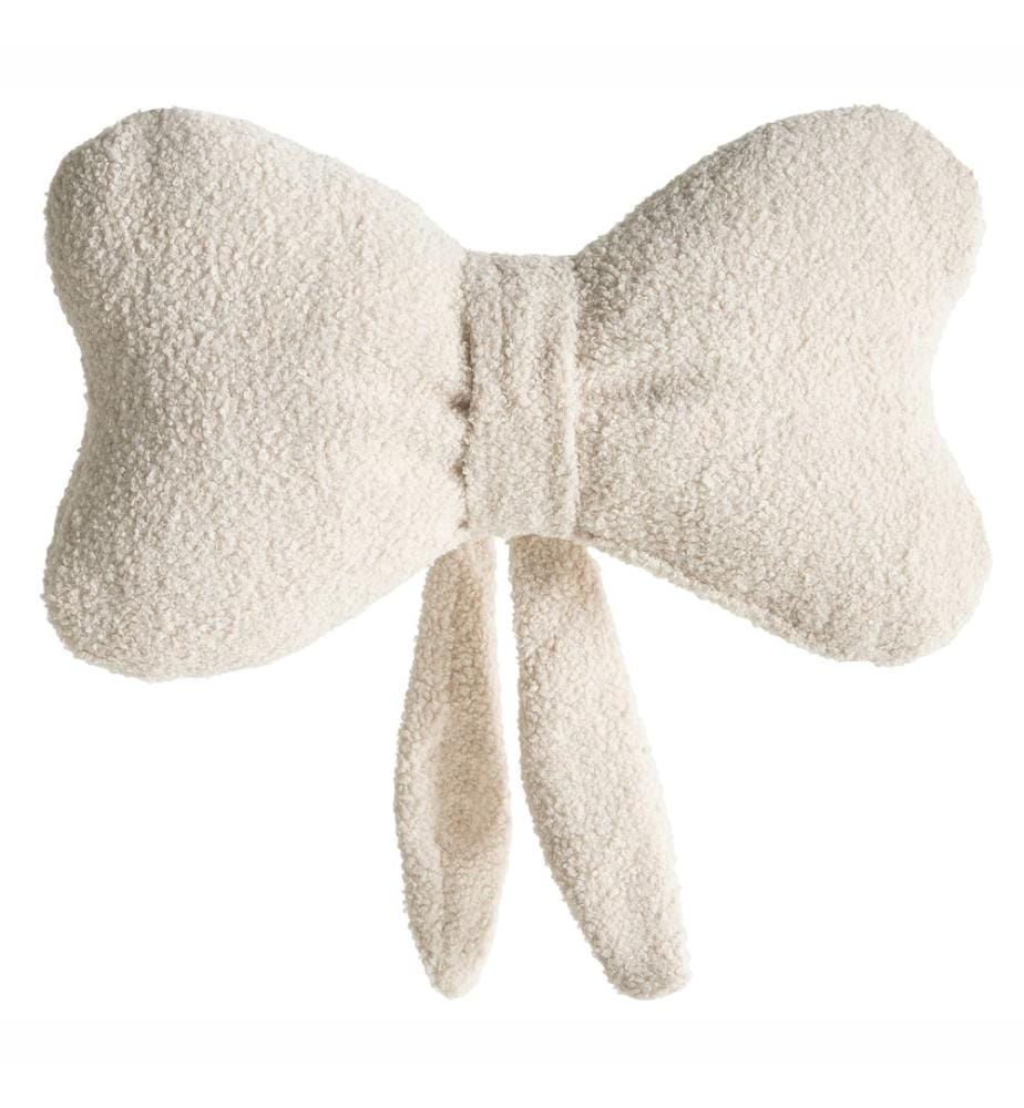 Set di 3 cuscini decorativi WINTERLAND Bouclé 30 x 35 cm 45 x 25 cm Beige chiaro Modello natalizio